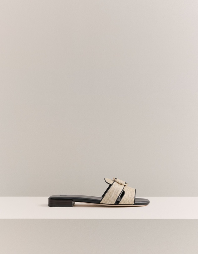 Trenery - Liora Woven Slide in Black