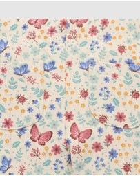 Purebaby - Butterfly Thick Pocket Leggings -Kids-Babies