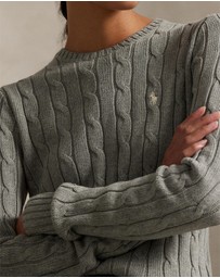 Polo Ralph Lauren - Cable-Knit Cotton Crewneck Sweater