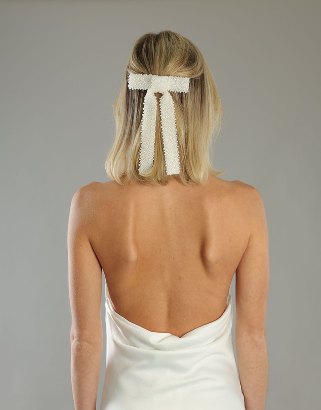 Morgan & Taylor - Vanessa Hair Bow in White