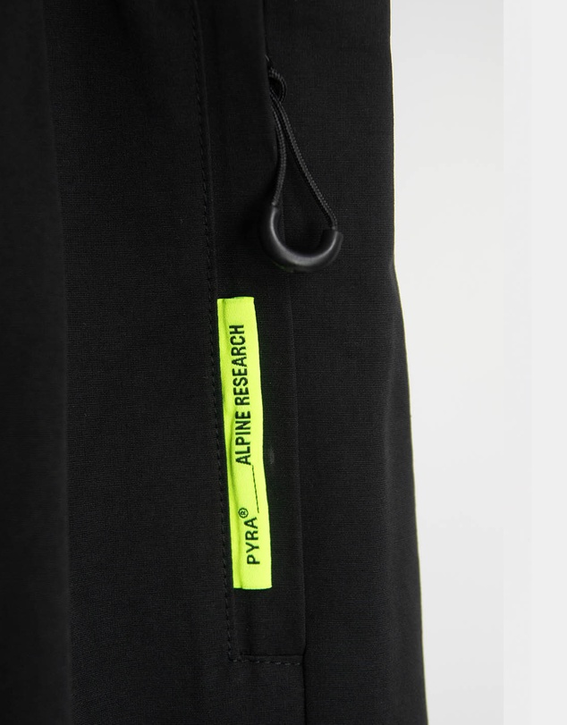 PYRA - Nero Nylon Pleat Short
