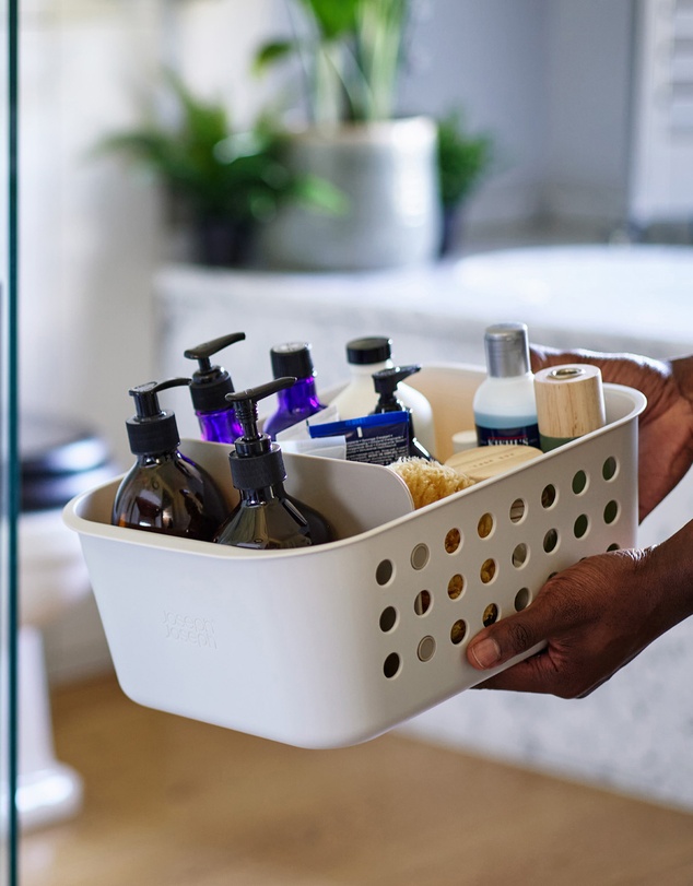 Joseph Joseph - EasyStore™ Large Bathroom Storage Basket (Ecru)