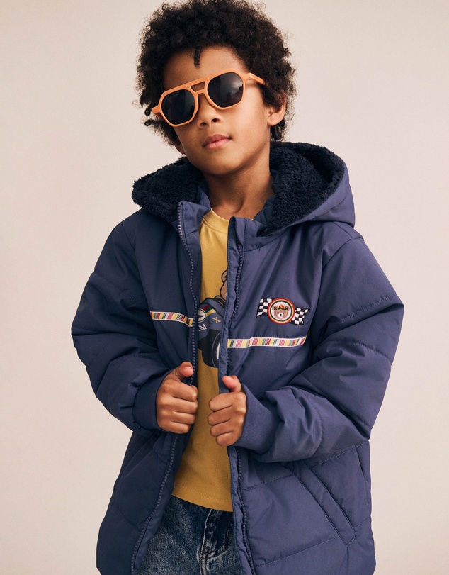 Huxbaby - Rug up Hux Spliced Puffer Jacket - Babies-Kids