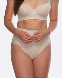 Hush Hush - Essensual Firm Control Thong Back Briefs