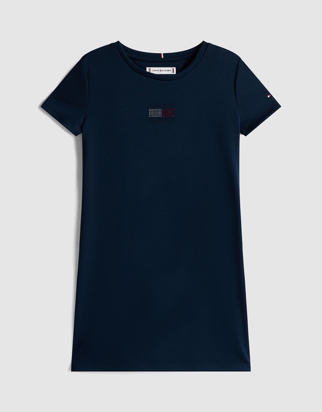 Tommy Hilfiger - Straight Punto Dress SS - Teens