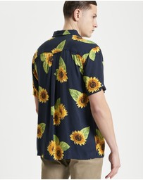 Ben Sherman - Sunflower Print Short Sleeve Shirt
