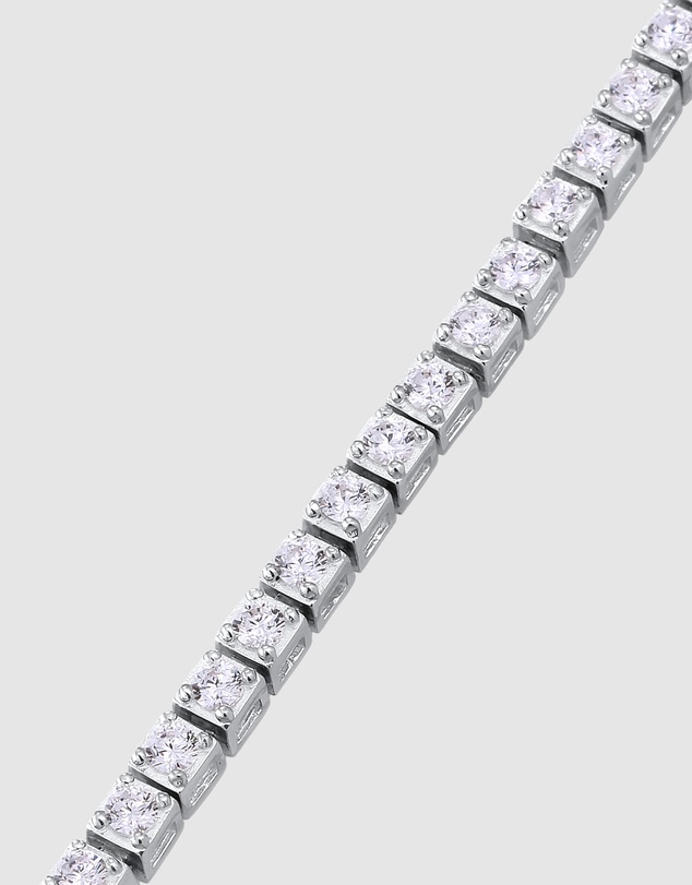 Kuzzoi - ICONIC EXCLUSIVE - Zirconia Tennis Bracelet in 925 Sterling Silver