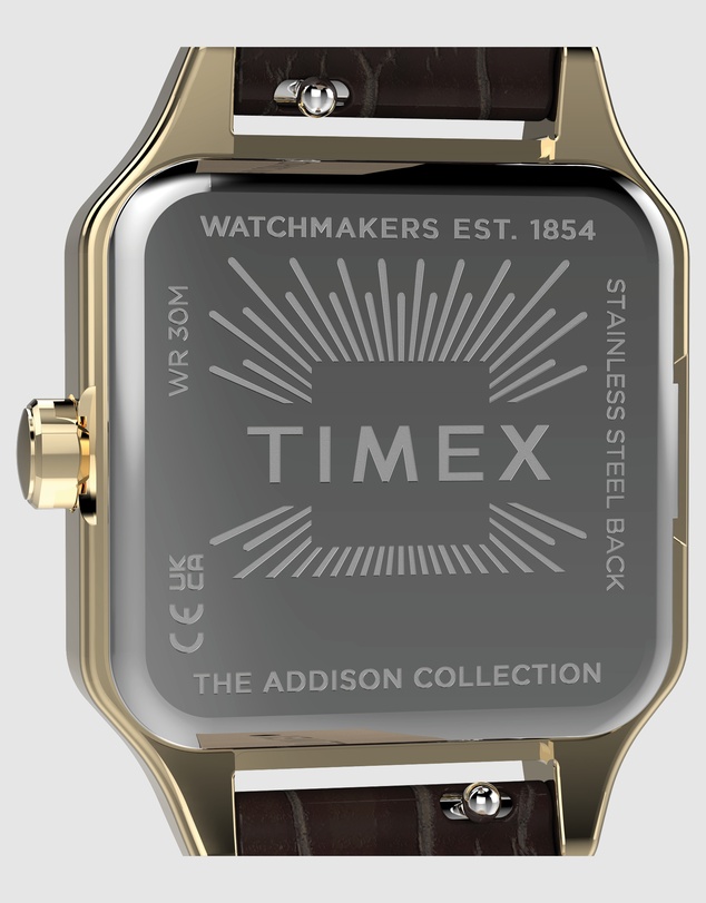 TIMEX - Addison 23mm Brown Leather Strap Watch