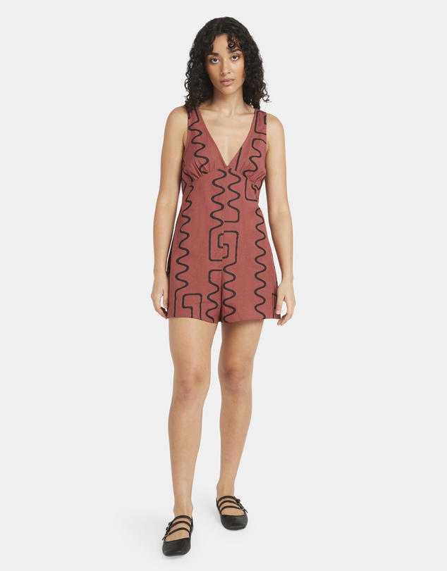 RVCA - Womens Sunnie Jumper Cover Up Romper