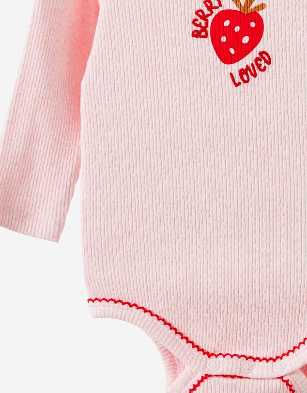 Cotton On Kids - Organic Pointelle Long Sleeve Bubbysuit