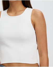 DRICOPER DENIM - Cami White Knit Top