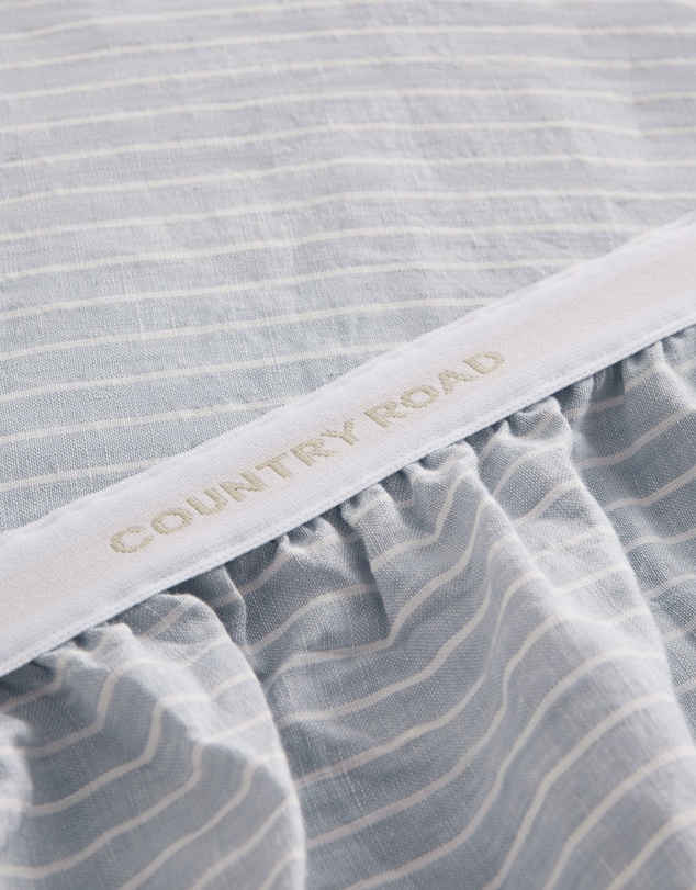 Country Road - Skye Linen Queen Fitted Sheet