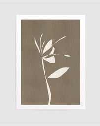 Olive et Oriel - Muted Petals No 6 by Shatha Al Dafai Art Print