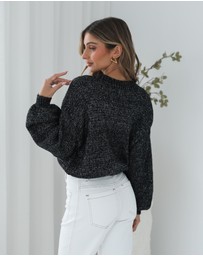 Esther & Co - Havena Knit - Black
