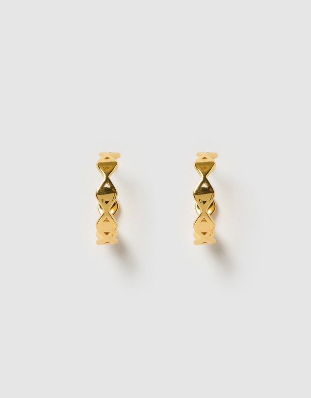Izoa - Adelle Hoop Earrings