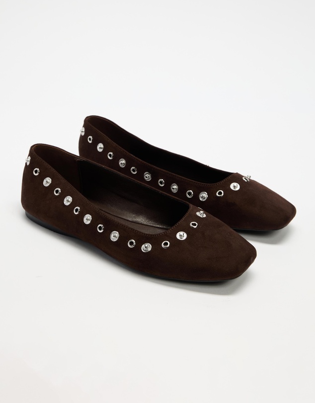 Dazie - Esme Stud Ballet Flats
