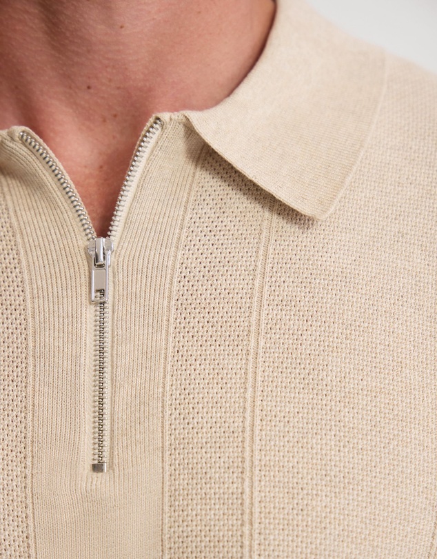 Oxford - Remy Zip Neck Polo
