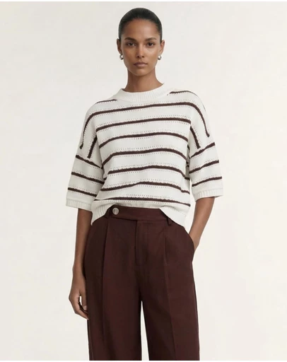 Staple the Label - Pillar Stripe Knit Tee