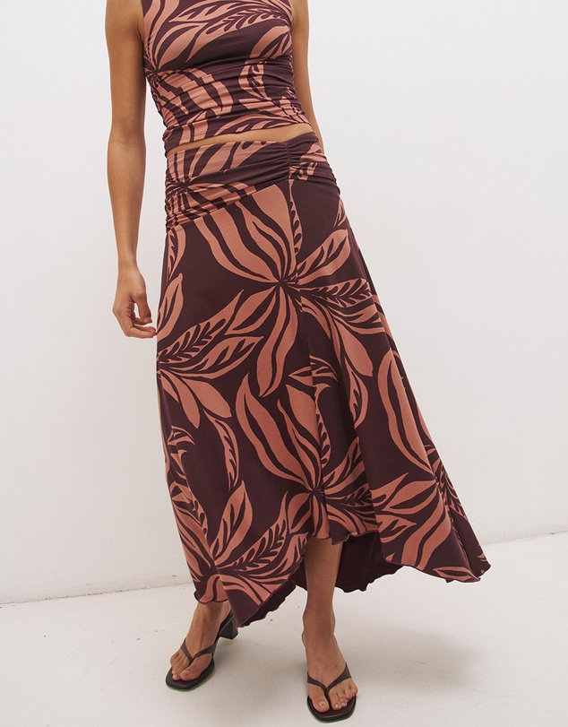 MON RENN - Farah Draped Skirt