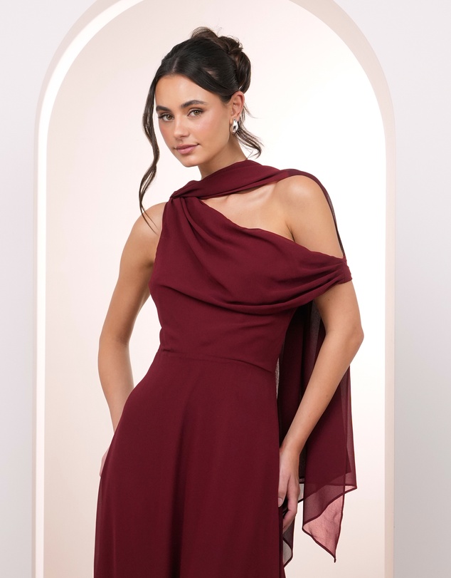 Pilgrim - Agatha Asymmetric Neck Gown