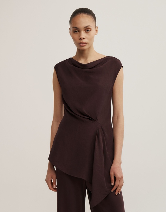 Witchery - Tuck Drape Shirt