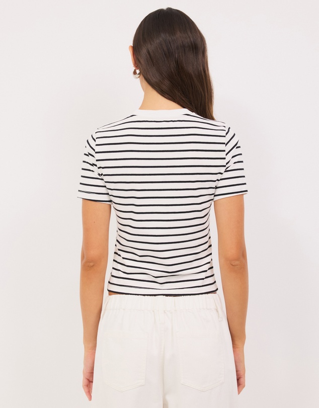 Calli - Stripe Baby Tee