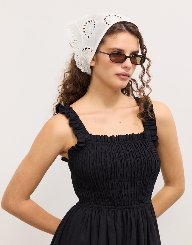 The Fated - Calista Broderie Head Scarf