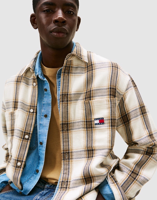 Tommy Jeans - Relaxed Check Brushed Overshirt