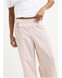 Subtitled - Ines Stripes Low Rise Pants