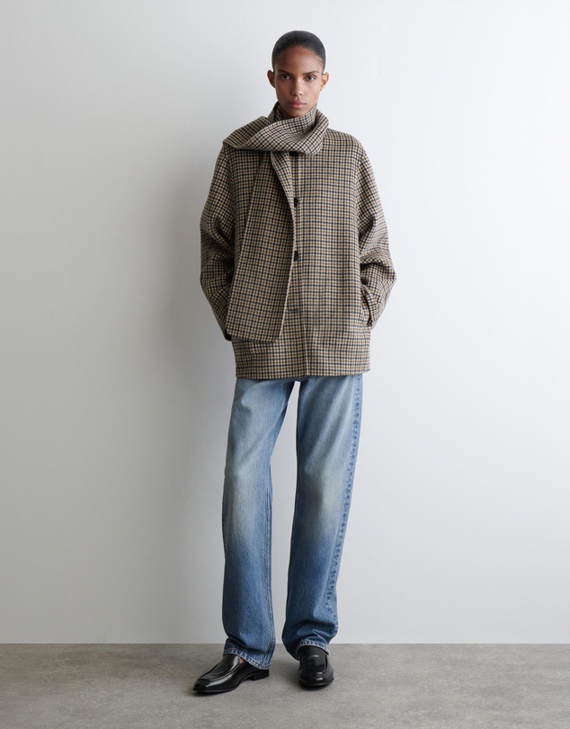 COS - Double-Faced Wool Scarf Jacket