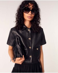Maje - Valdom Leather Blazer