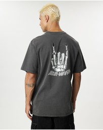 Harley-Davidson - Skull & Rock Print SS Tee - ICONIC EXCLUSIVE
