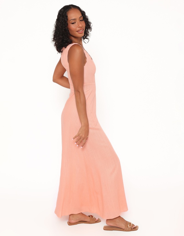 Petal & Pup - Amalie Maxi Dress - Pastel Peach