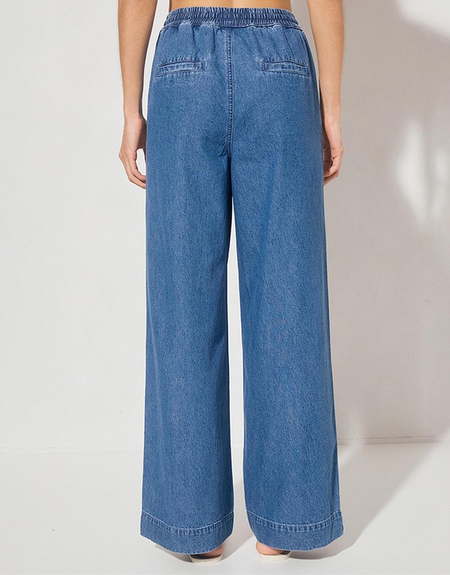 MON RENN - Indigo Denim Pants