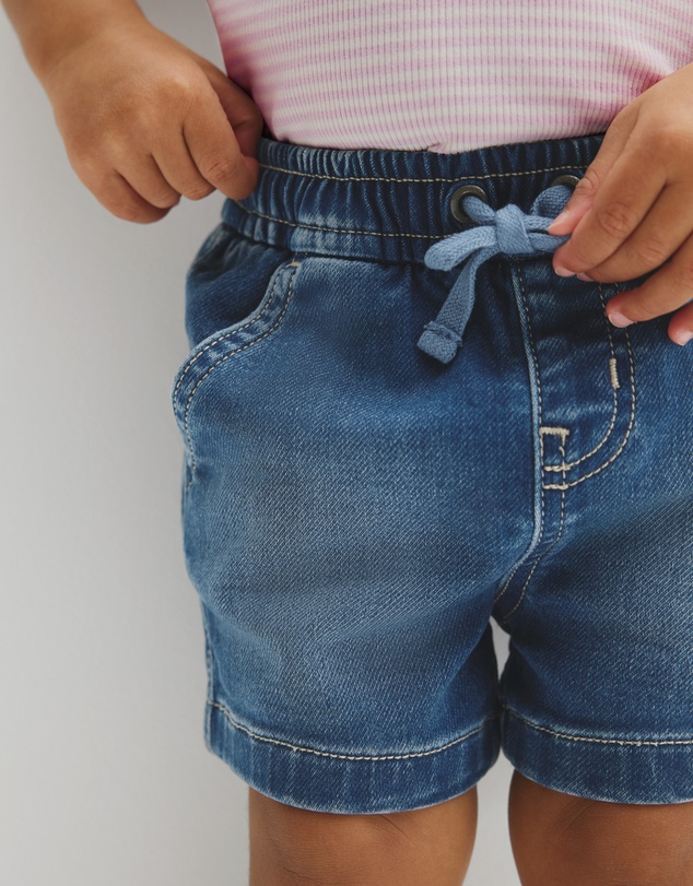 Country Road - Pull On Denim Short