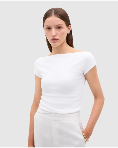 Seed Heritage - Rib Off The Shoulder Top