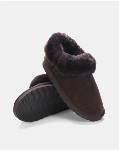 AusWooli Ugg Boots - Coogee Sheepskin Cozy Ankle Slippers
