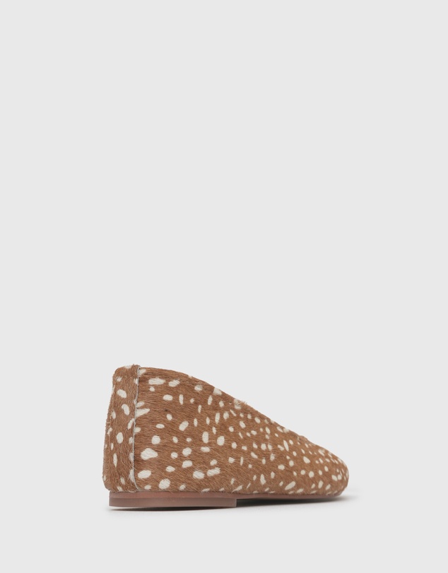 Betts - Cooper Leather Pony Hair Ballet Flats