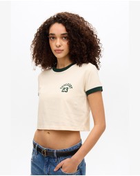 Superdry - Athletic Essentials Ringer Slim Fit Tee