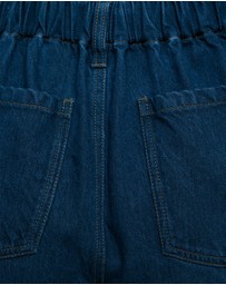 AERE - Eden Denim Drawcord Shorts