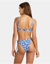Roxy - Womens Printed Essentials Underwire D Cup Bikini Top