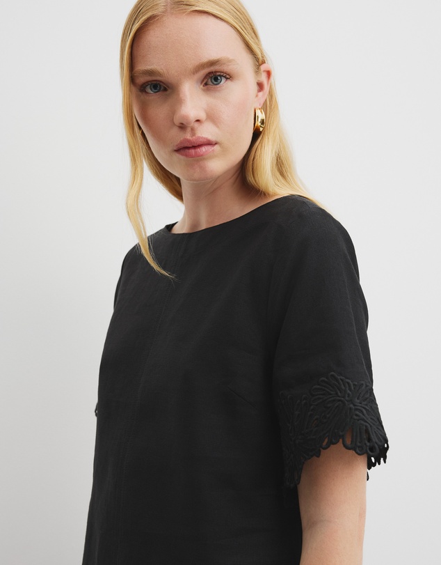 Country Road - Scalloped Mini Dress