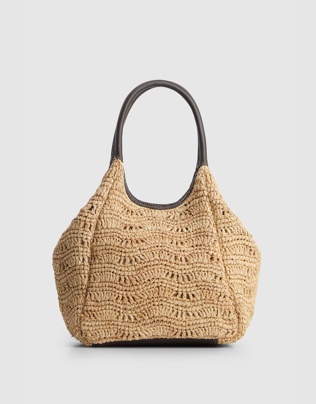 Evity - Camile Raffia Shopper Bag