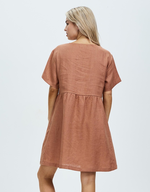 White By FTL - Zavi Linen Dress