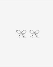 Michael Hill - Cubic Zirconia Bow Stud Earrings in Sterling Silver