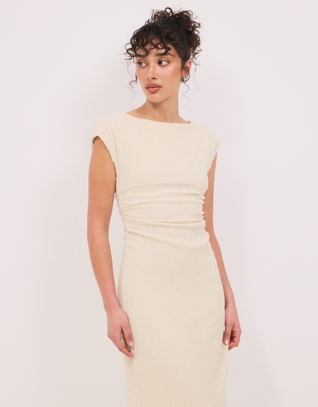 Calli - Grace Textured Jersey Maxi Dress