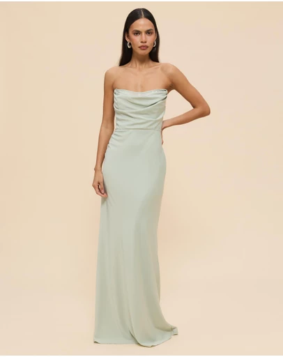 CHANCERY - Jada Strapless Corset Maxi Dress