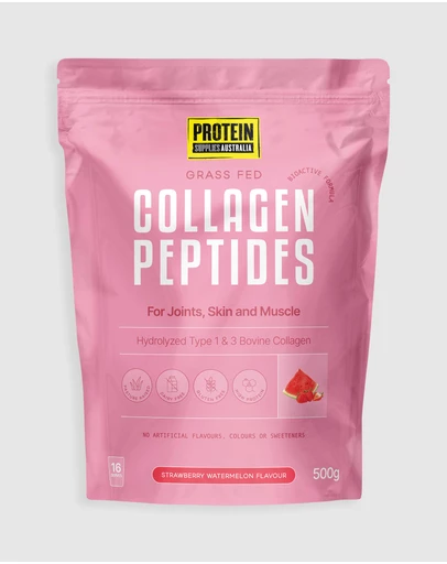 Protein Supplies Australia - Strawberry Watermelon Collagen Peptides - 500g