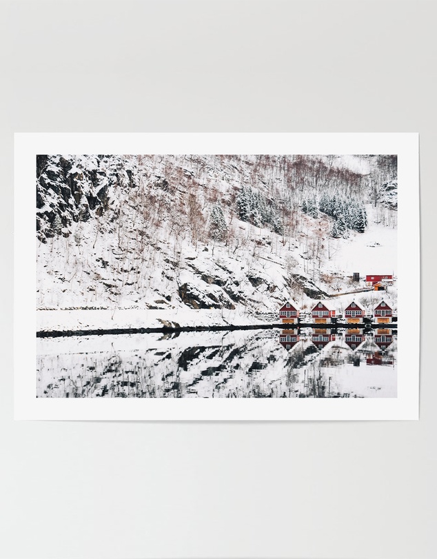 LEGGERA - Village by the Fjord Print