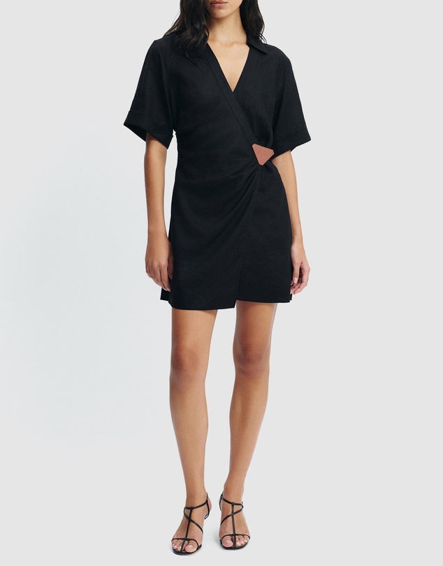Aje Studio - Corine Wrap Mini Dress - ICONIC EXCLUSIVE